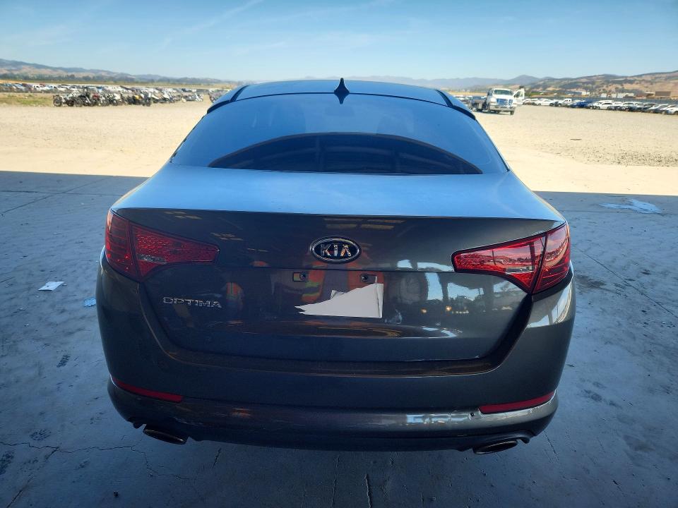 2012 Kia Optima VIN 5XXGM4A71CG034179 COPART salvage auction — VANDALISM, CA - SALVAGE CERTIFICATE, sold $125 on 2026-07-23 (photo 6)