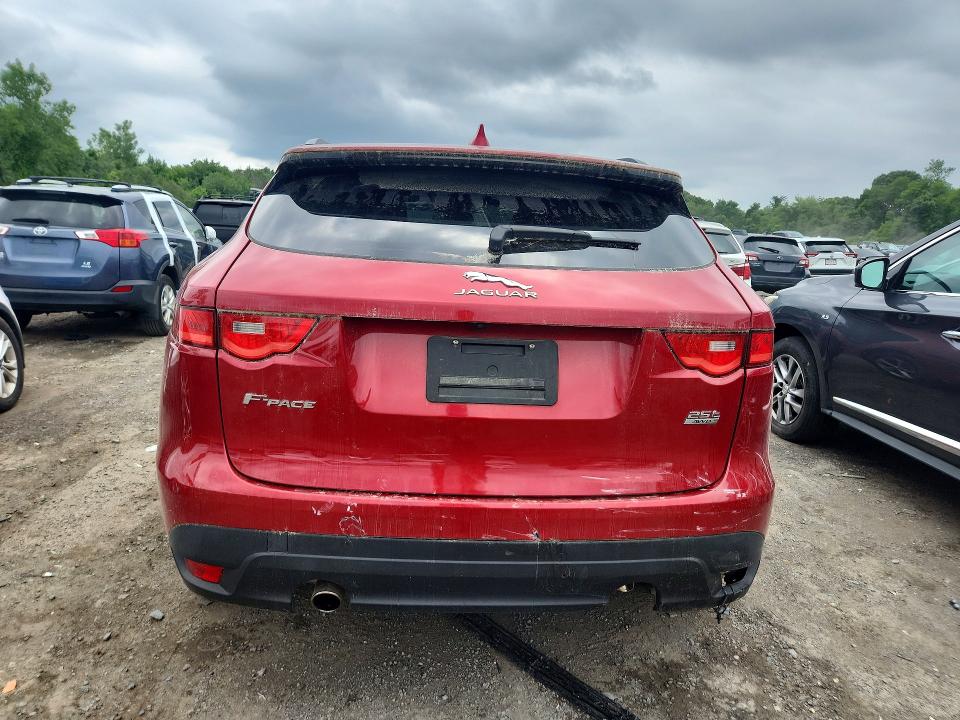 2018 Jaguar F-pace VIN SADCJ2FX7JA267100 COPART salvage auction — REAR END, Ma - Cert Of Title-Salvage, sold $3,850 on 2026-07-15 (photo 6)
