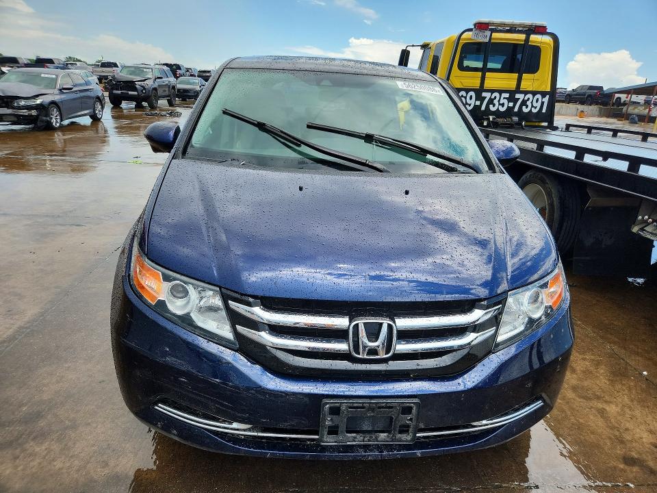 2016 Honda Odyssey VIN 5FNRL5H68GB044697 COPART salvage auction — SIDE, Tx - Salvage Vehicle Title, sold $3,650 on 2026-08-03 (photo 5)