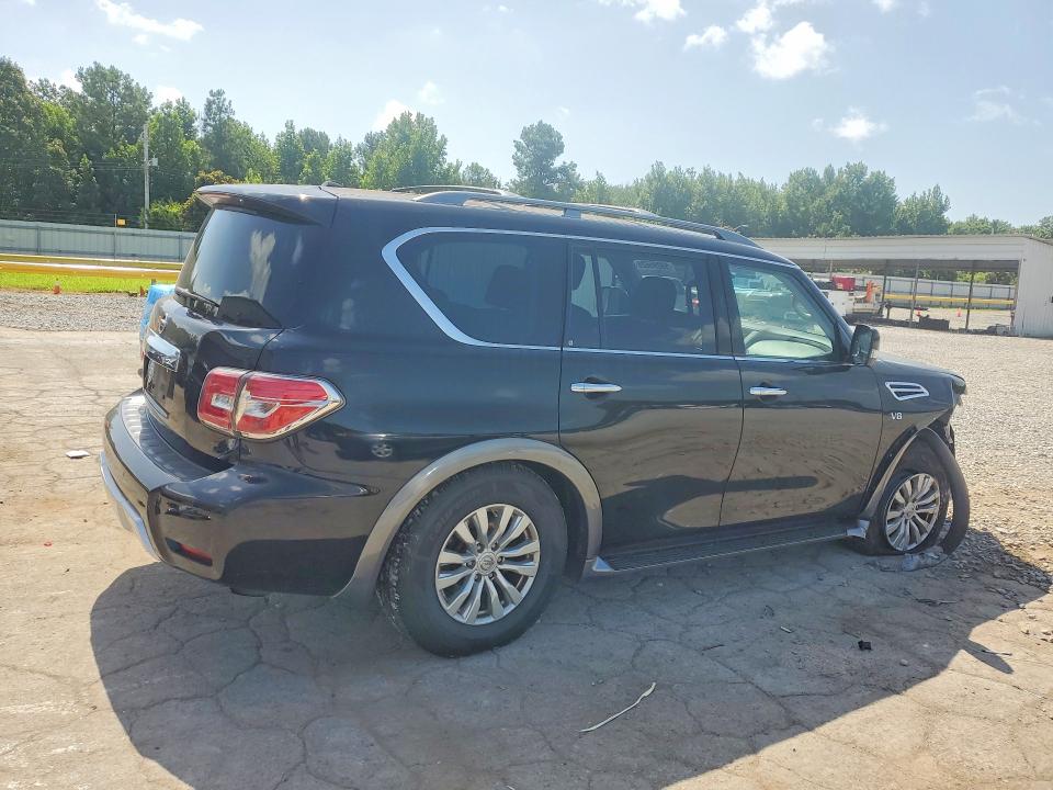 2018 Nissan Armada VIN JN8AY2ND2J9056124 COPART salvage auction — FRONT END, Tn - Salvage Certificate, sold $3,950 on 2026-07-09 (photo 3)