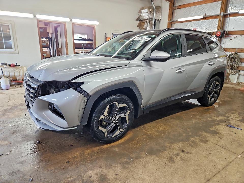 2022 Hyundai Tucson VIN KM8JFCA12NU056397 COPART salvage auction — FRONT END, Il - Salvage Certificate, sold $8,400 on 2026-07-20 (photo 1)