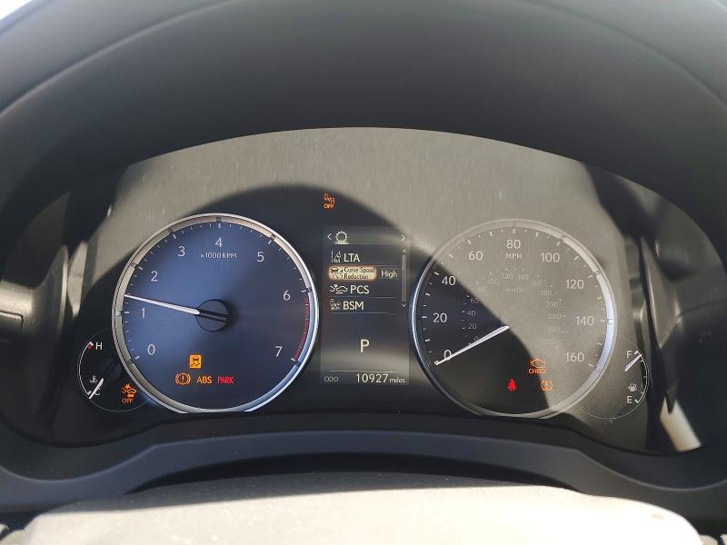 2025 Lexus Is VIN JTHBA1D25S5135342 COPART salvage auction — FRONT END, Ca - Salvage Certificate, sold $13,400 on 2026-08-26 (photo 9)