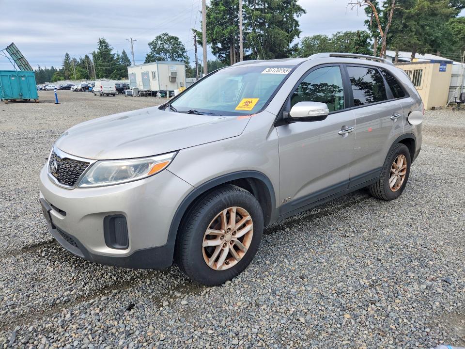 2015 Kia Sorento VIN 5XYKTDA77FG653771 COPART salvage auction — REAR END, Wa - Vehicle Cert Of Ownership-Titl, sold $1,850 on 2026-07-10 (photo 1)