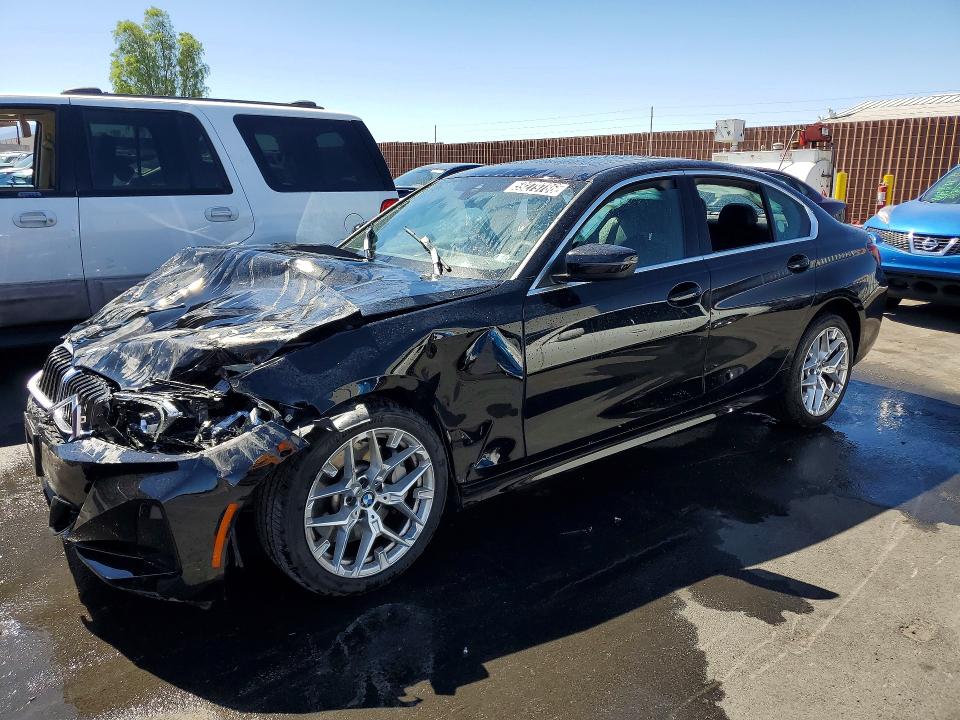 2026 BMW 3 series VIN 3MW89CW02T8G03394 COPART salvage auction — FRONT END, Ca - Certificate Of Title, sold $24,000 on 2026-07-08 (photo 1)