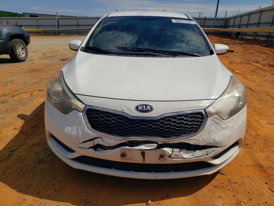 2016 Kia VIN KNAFK4A66G5509177 COPART salvage auction — FRONT END, Va - Cert Of Title - Salvage, sold $475 on 2026-07-17 (photo 5)