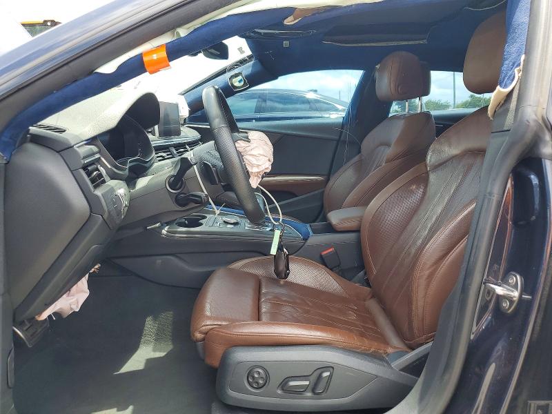 2018 Audi A5 VIN WAUFNCF57JA041766 COPART salvage auction — FRONT END, Fl - Cert Of Title Slvg Rebuildable, sold $1,900 on 2026-07-15 (photo 7)