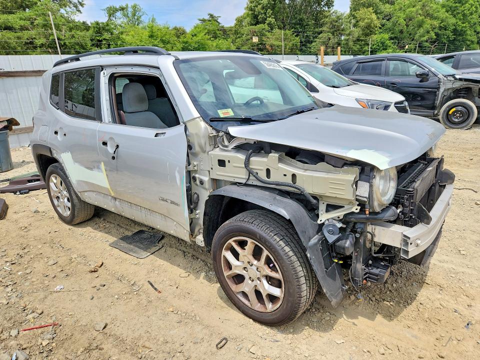 2016 Jeep Renegade VIN ZACCJBBT5GPD11747 COPART salvage auction — FRONT END, Md - Cert Of Salvage > 75% Damage, sold $750 on 2026-07-14 (photo 4)