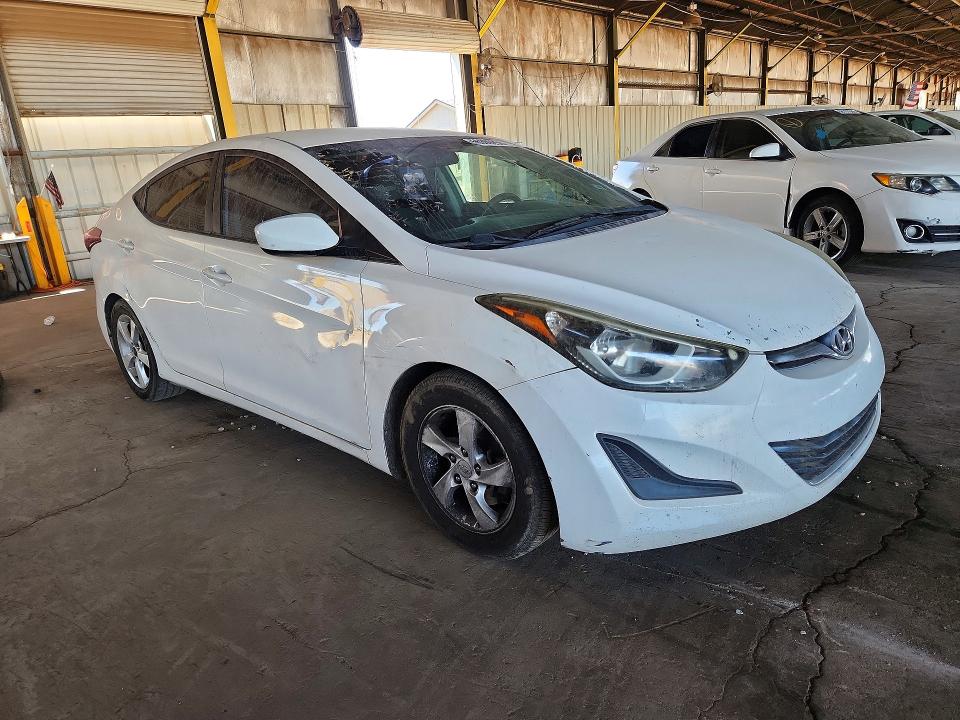2014 Hyundai Elantra VIN 5NPDH4AE9EH516945 COPART salvage auction — MECHANICAL, Az - Certificate Of Title, sold $675 on 2026-07-06 (photo 4)