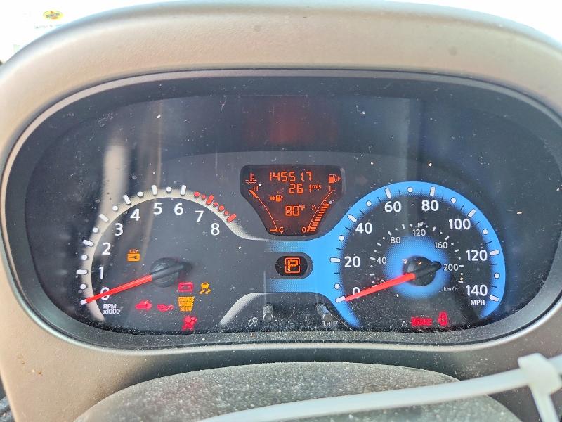 2011 Nissan Cube VIN JN8AZ2KR4BT202900 COPART salvage auction — FRONT END, Tn - Salvage Certificate, sold $525 on 2026-07-16 (photo 9)