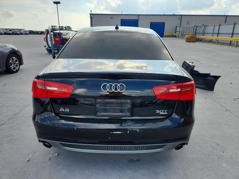 2015 Audi A6 VIN WAUFGAFCXFN004191 COPART salvage auction — FRONT END, Tx - Certificate Of Title, sold $850 on 2026-07-31 (photo 6)