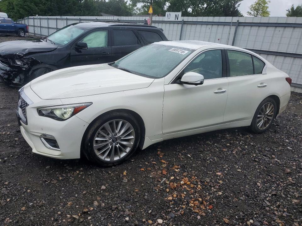 2021 Infiniti VIN JN1EV7BR2MM755213 COPART salvage auction — ROOF, Md - Cert Of Salvage < 75% Damage, sold $9,600 on 2026-07-20 (photo 1)