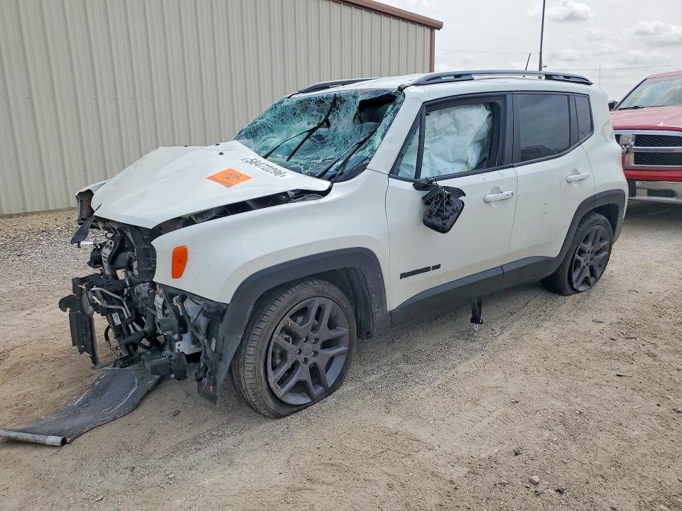 2021 Jeep VIN ZACNJCBB5MPM62781 COPART salvage auction — FRONT END, Tx - Salvage Vehicle Title, sold $825 on 2026-08-19 (photo 1)