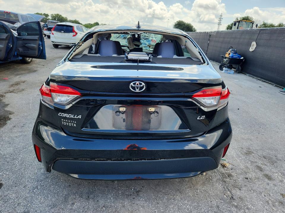 2020 Toyota Corolla VIN 5YFVPRAE6LP122470 COPART salvage auction — ROLLOVER, Fl - Certificate Of Destruction, sold $2,200 on 2026-07-07 (photo 6)