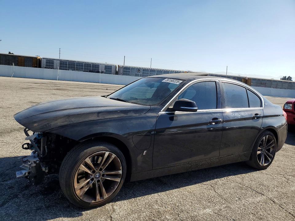 2017 BMW VIN WBA8E1C37HA030020 COPART salvage auction — FRONT END, Ca - Salvage Certificate, sold $1,750 on 2026-07-21 (photo 1)