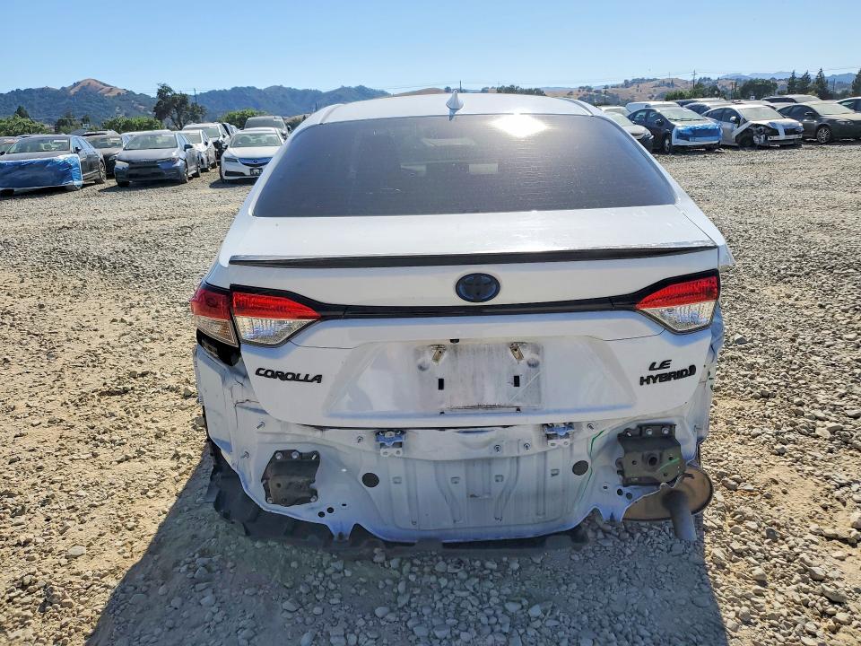 2023 Toyota Corolla VIN JTDBCMFE3P3024957 COPART salvage auction — REAR END, Ca - Salvage Certificate, sold $6,100 on 2026-07-14 (photo 6)