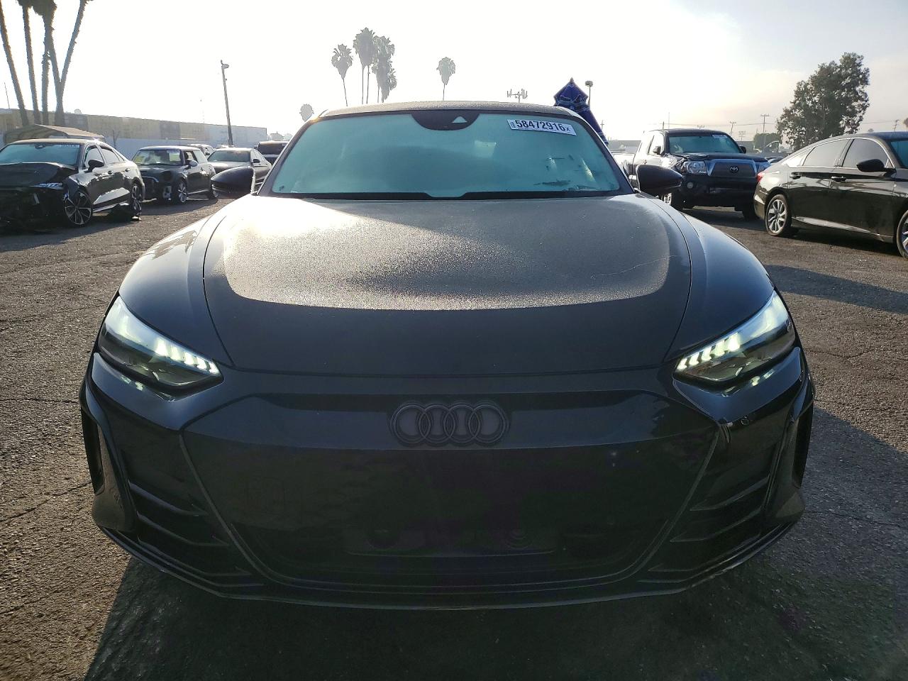 2024 Audi e-tron GT VIN WAUCJBFW3R7000688 COPART salvage auction — Rear End, Sc - Salvage Title, sold $33,750 on 2026-08-18 (photo 5)