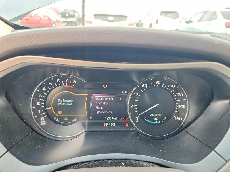 2017 Lincoln Mkz VIN 3LN6L5F93HR602113 COPART salvage auction — FRONT END, Oh - Certificate Of Title (P), sold $2,250 on 2026-07-31 (photo 9)