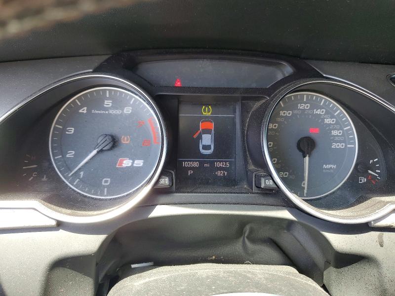 2010 Audi S5 VIN WAUVVAFR6AA004193 COPART salvage auction — MINOR DENT/SCRATCHES, Tn - Cert Of Title-Rebuilt Vehicle, sold $2,350 on 2026-07-20 (photo 9)