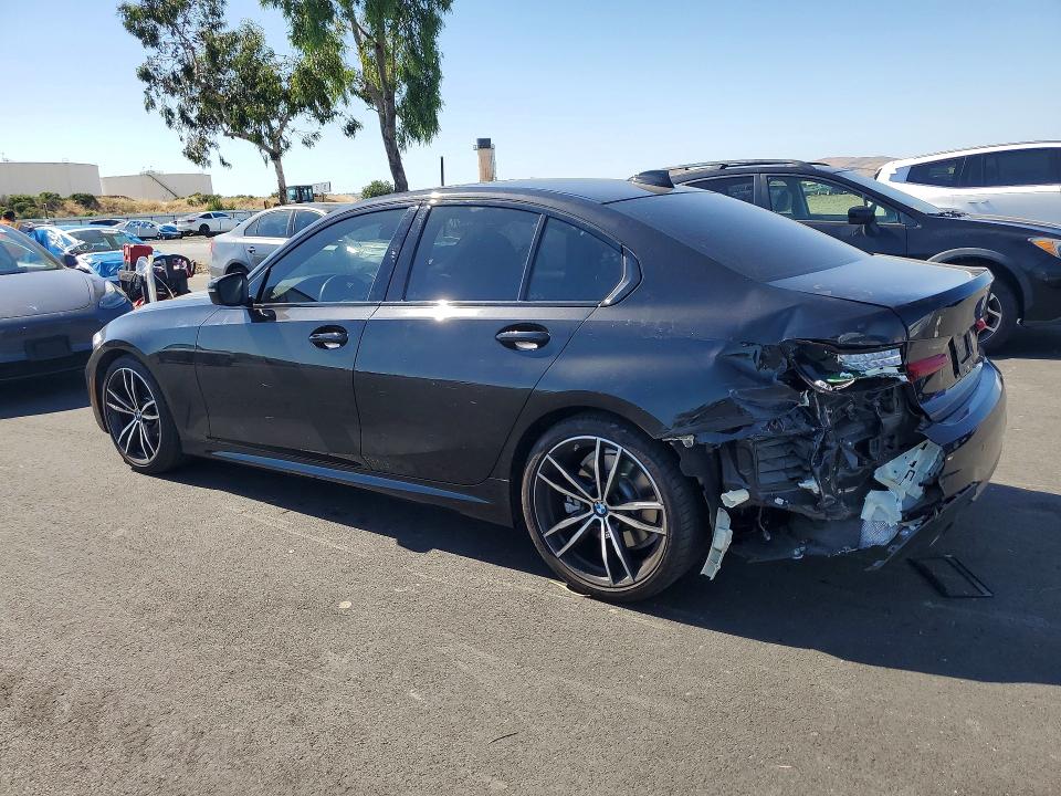 2019 BMW 3 series VIN WBA5R1C50KAK09693 COPART salvage auction — REAR END, CA - SALVAGE CERTIFICATE, sold $13,500 on 2026-08-12 (photo 2)