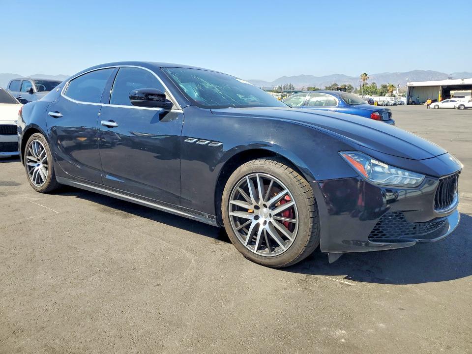 2018 Maserati Ghibli VIN ZAM57XSA8J1295016 COPART salvage auction — MINOR DENT/SCRATCHES, Ca - Dis/Dlr/Exp Only Lien Papers (P), sold $2,500 on 2026-07-13 (photo 4)