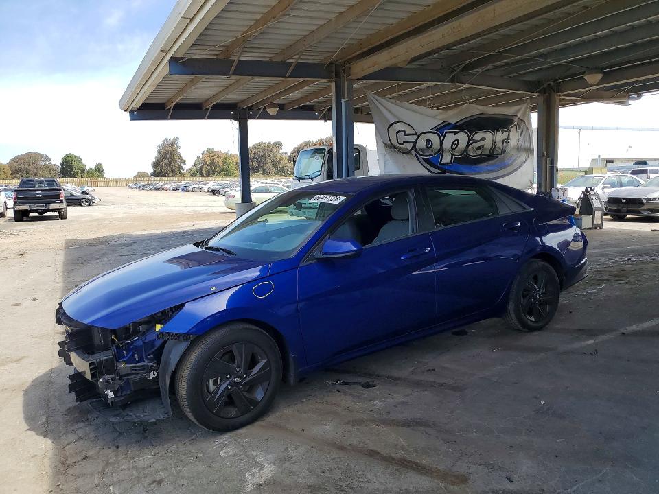 2023 Hyundai Elantra VIN 5NPLM4AG1PH118804 COPART salvage auction — FRONT END, Ca - Salvage Certificate, sold $3,250 on 2026-07-07 (photo 1)