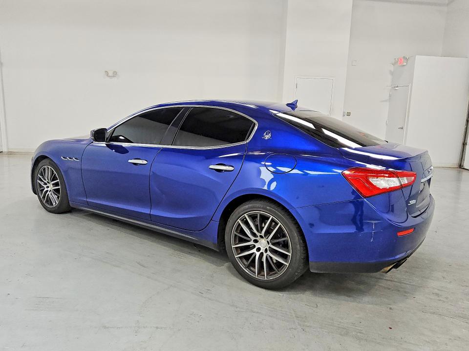 2017 Maserati Ghibli VIN ZAM57RTA2H1216797 COPART salvage auction — FRONT END, IN - CERTIFICATE OF TITLE, sold $3,550 on 2026-08-06 (photo 2)
