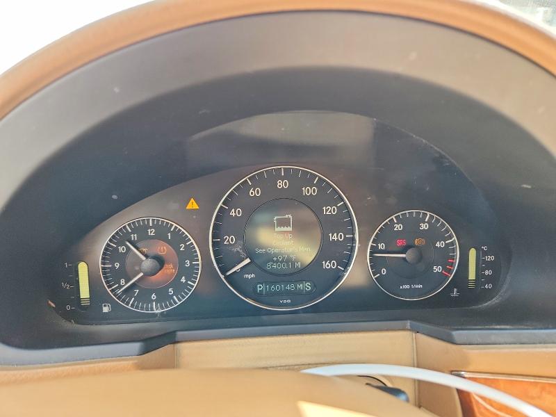 2008 Mercedes-benz E-class VIN WDBUF22X08B194887 COPART salvage auction — FRONT END, Mo - Cert Of Title-Prior Salvage, sold $225 on 2026-07-13 (photo 9)