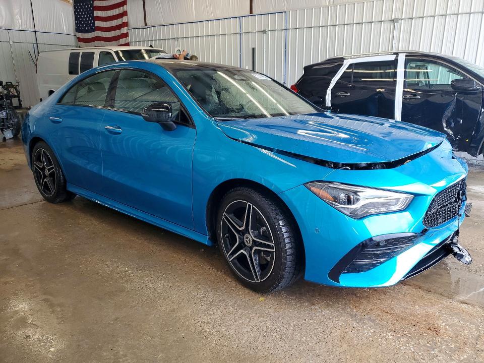 2025 Mercedes-benz Cla-klasse VIN W1K5J4HB1SN483395 COPART salvage auction — FRONT END, Pa - Certificate Of Salvage, sold $18,100 on 2026-07-08 (photo 4)