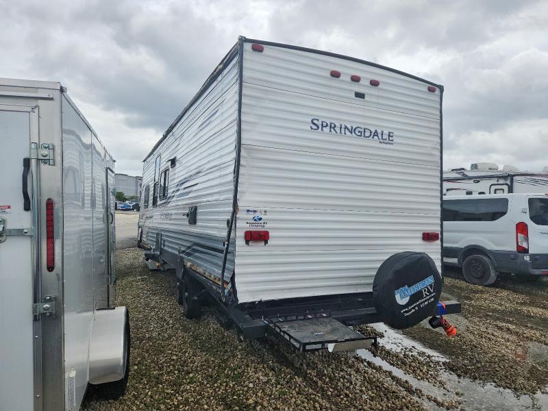 2021 Keys Springdale VIN 4YDT26023M3101210 COPART salvage auction — ROLLOVER, TN - SALVAGE CERTIFICATE, sold $15 on 2026-08-24 (photo 3)
