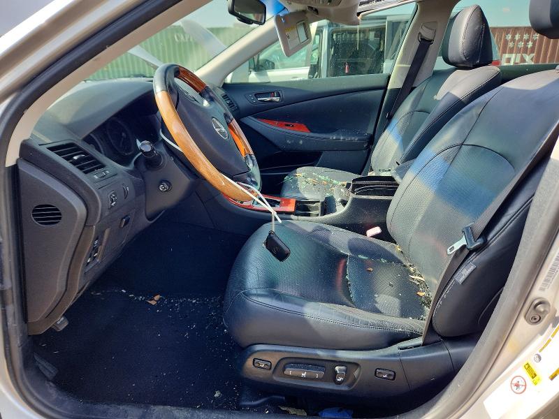 2007 Lexus ES VIN JTHBJ46G072084979 COPART salvage auction — ROOF, Wv - Salvage Certificate, sold $750 on 2026-07-30 (photo 7)