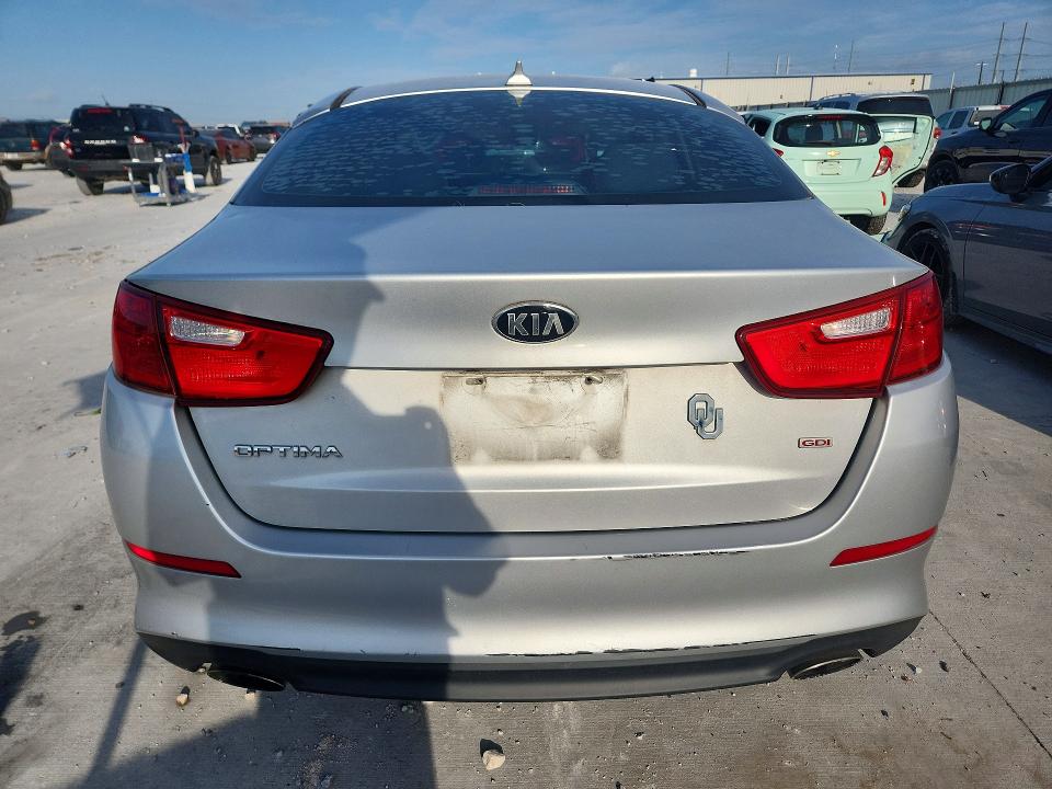2015 Kia Optima VIN 5XXGM4A70FG448073 COPART salvage auction — FRONT END, TX - SALVAGE VEHICLE TITLE, sold $1,250 on 2026-07-28 (photo 6)