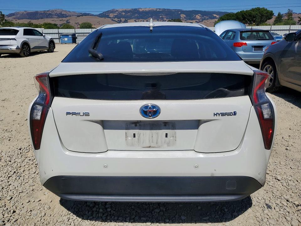 2017 Toyota Prius VIN JTDKBRFUXH3051355 COPART salvage auction — FRONT END, Ca - Salvage Certificate, sold $6,000 on 2026-07-07 (photo 6)