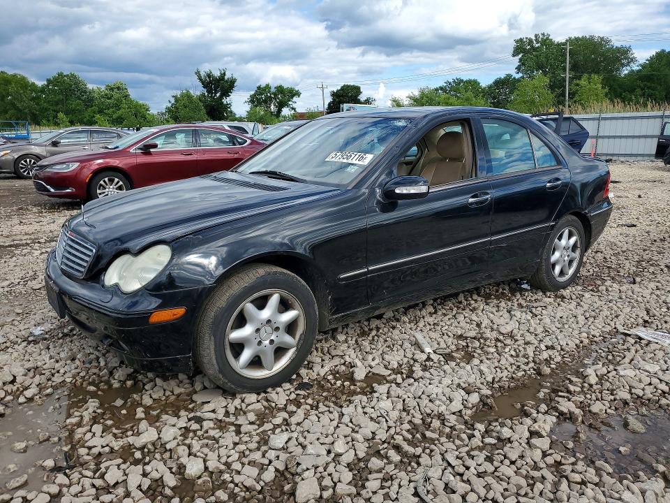 2002 Mercedes-benz C-klasse VIN WDBRF61J12F146373 COPART salvage auction — WATER/FLOOD, IL - SALVAGE CERT-FLOOD, sold $225 on 2026-07-15 (photo 1)