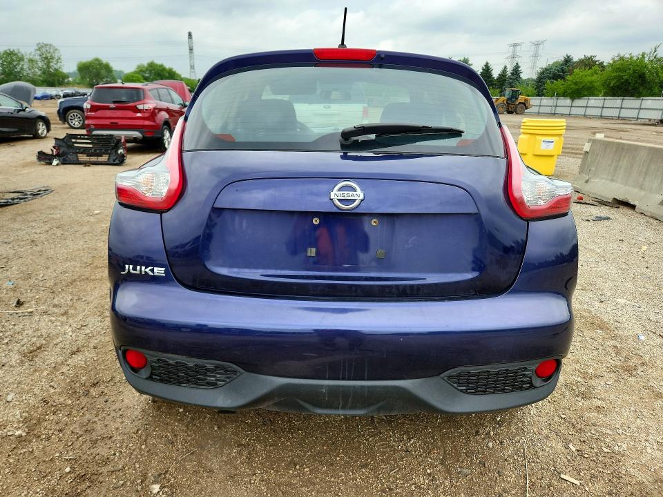 2015 Nissan Juke VIN JN8AF5MR9FT501490 COPART salvage auction — FRONT END, Il - Salvage Certificate, sold $1,850 on 2026-07-16 (photo 6)