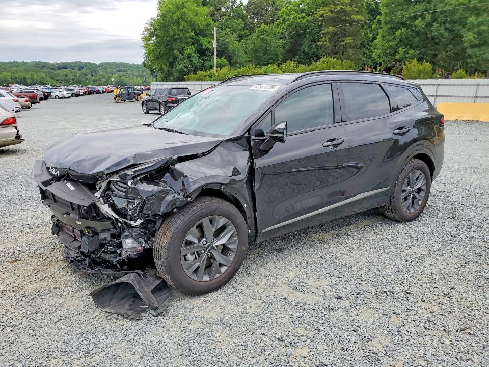 2024 Kia Sportage VIN KNDPXCDG2R7169251 COPART salvage auction — FRONT END, Nc - Salvage Certificate Of Title, sold $5,100 on 2026-07-30 (photo 1)