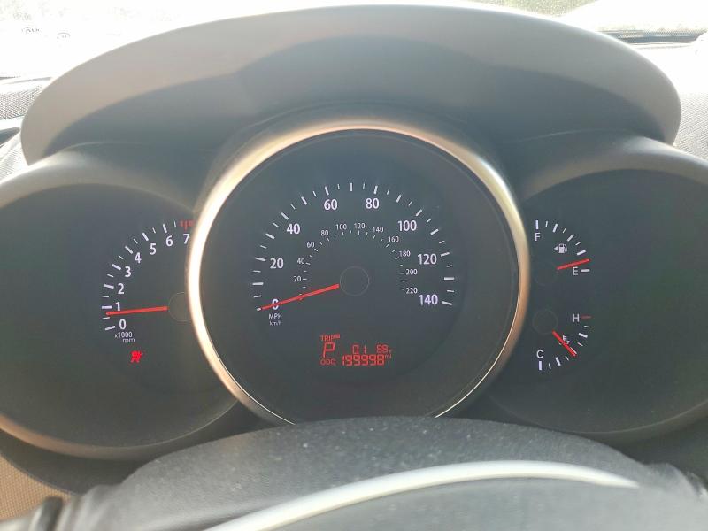 2012 Kia Soul VIN KNDJT2A6XC7434139 COPART salvage auction — MINOR DENT/SCRATCHES, Nc - Dealer Only Clean Title, sold $925 on 2026-07-10 (photo 9)