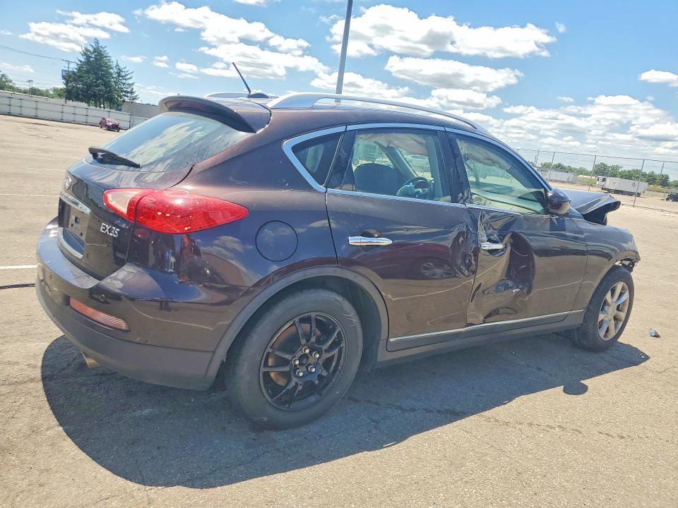 2008 Infiniti Ex35 VIN JNKAJ09F18M358980 COPART salvage auction — FRONT END, OH - CERT OF TITLE-SALVAGE, sold $375 on 2026-07-10 (photo 3)