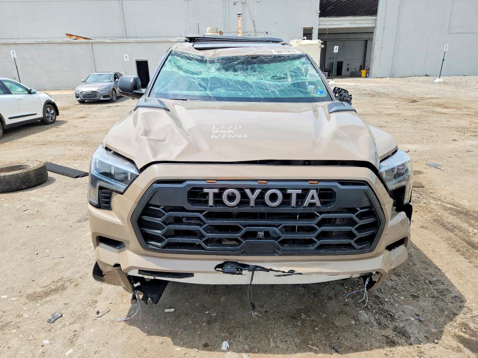2025 Toyota Sequoia VIN 7SVAAABA6SX062113 COPART salvage auction — ALL OVER, VA - CERT OF TITLE - SALVAGE, sold $32,250 on 2026-08-19 (photo 5)