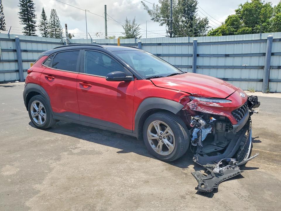 2022 Hyundai Kona VIN KM8K62AB1NU901859 COPART salvage auction — FRONT END, Fl - Cert Of Title Slvg Rebuildable, sold $4,400 on 2026-07-13 (photo 4)