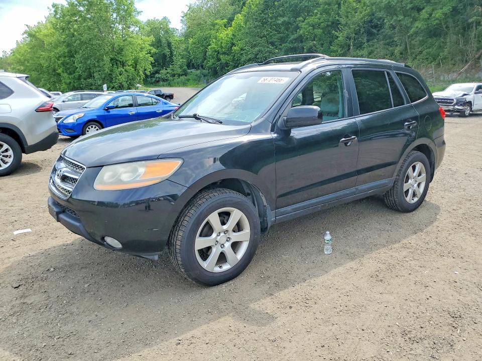 2009 Hyundai Santa fe VIN 5NMSH73E59H243124 — COPART salvage auction photo