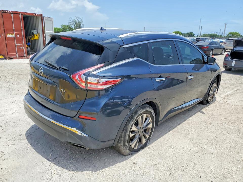 2015 Nissan Murano VIN 5N1AZ2MG2FN234550 COPART salvage auction — SIDE, Salvage Title, sold $1,100 on 2026-07-29 (photo 3)