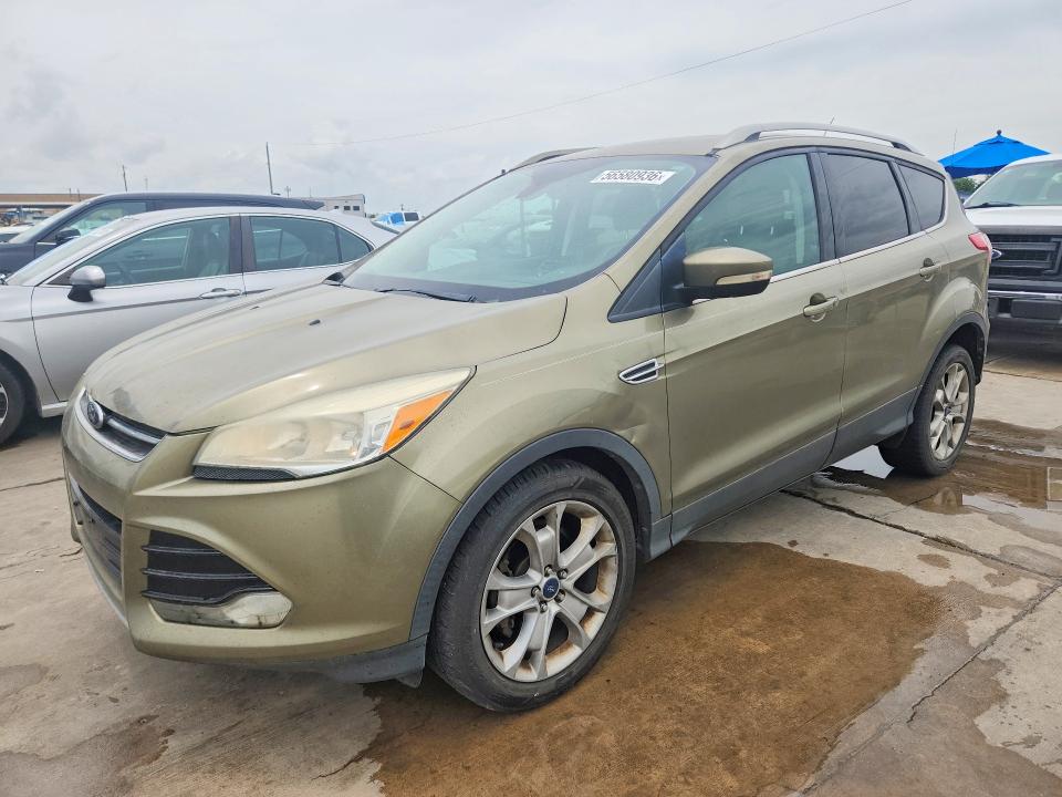 2014 Ford Escape VIN 1FMCU0JX1EUB34105 COPART salvage auction — MECHANICAL, Tx - Certificate Of Title, sold $850 on 2026-07-09 (photo 1)