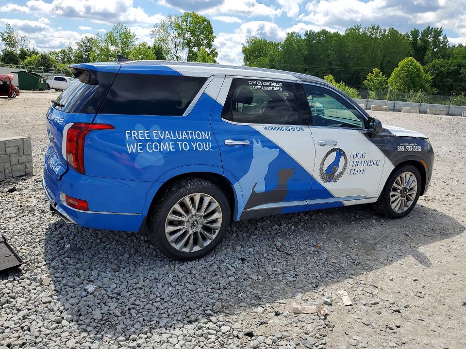 2020 Hyundai VIN KM8R5DHE7LU071737 COPART salvage auction — REAR END, Ky - Certificate Of Title, sold $3,000 on 2026-07-07 (photo 3)