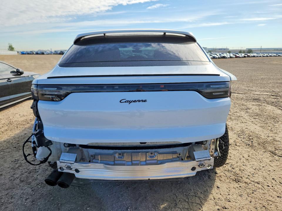2023 Porsche Cayenne VIN WP1BA2AY8PDA27342 COPART salvage auction — REAR END, Ab - Bos - Salvage, sold $47,500 on 2026-07-02 (photo 6)