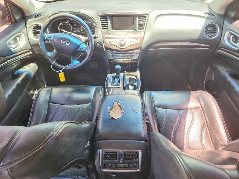 2014 Infiniti VIN 5N1AL0MN0EC521156 COPART salvage auction — REAR END, Tx - Certificate Of Title (P), sold $675 on 2026-07-09 (photo 8)