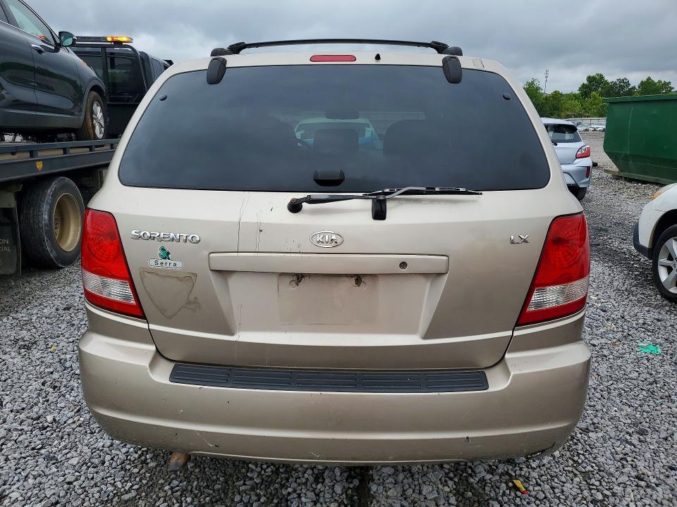 2004 Kia Sorento VIN KNDJD733945233438 COPART salvage auction — MINOR DENT/SCRATCHES, Al - Cert Of Title-Salvage Title, sold $500 on 2026-07-07 (photo 6)