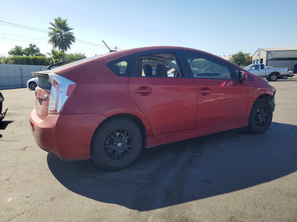 2012 Toyota Prius VIN JTDKN3DU1C1544157 COPART salvage auction — FRONT END, Ca - Salvage Certificate, sold $675 on 2026-07-14 (photo 3)