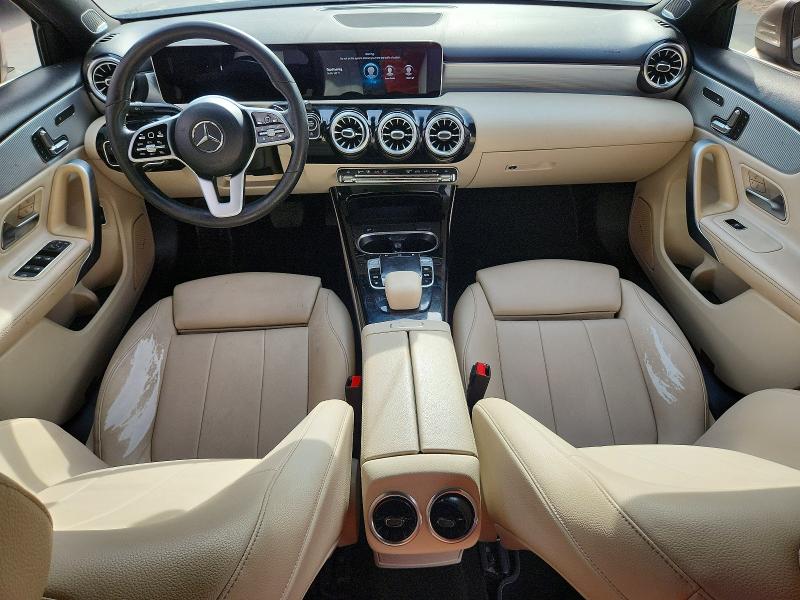 2020 Mercedes-benz A-klasse VIN WDD3G4EB4LW038543 COPART salvage auction — FRONT END, TX - SALVAGE VEHICLE TITLE (P), sold $4,250 on 2026-08-07 (photo 8)