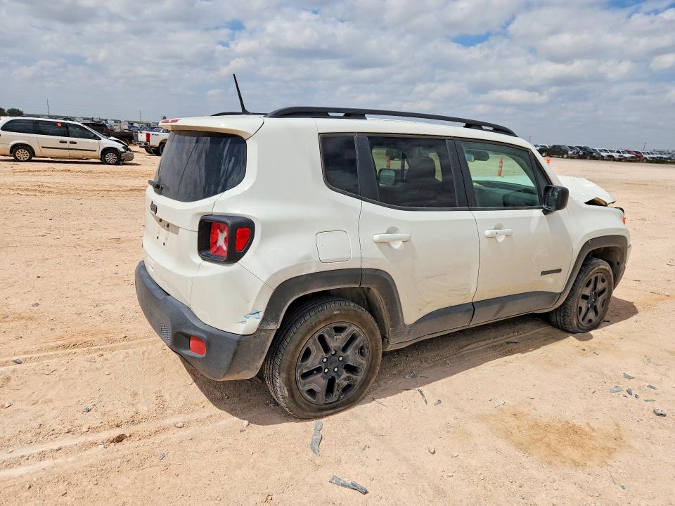 2018 Jeep Renegade VIN ZACCJBAB0JPJ14594 COPART salvage auction — FRONT END, Tx - Salvage Vehicle Title, sold $1,400 on 2026-07-08 (photo 3)