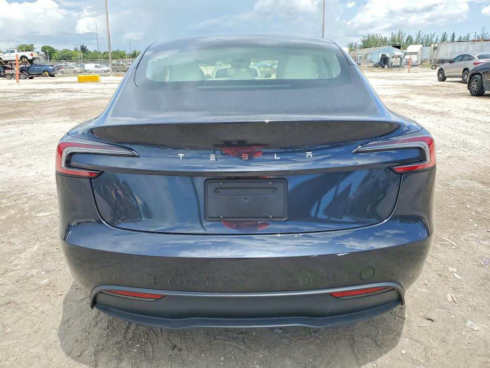 2024 Tesla VIN 5YJ3E1EA8RF871717 COPART salvage auction — FRONT END, FL - CERT OF TITLE SLVG REBUILDABLE, sold $8,400 on 2026-07-23 (photo 6)